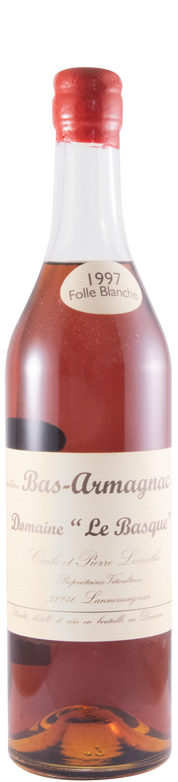 1997 Armagnac Le Basque Folle Blanche Bas-Armagnac