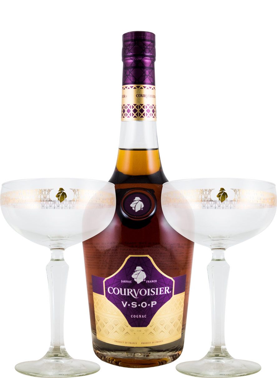 Cognac Courvoisier VSOP c/2 Copos