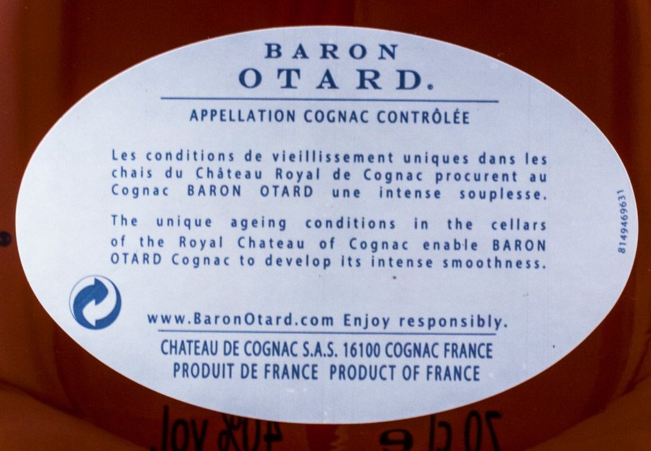 Cognac Baron Otard XO Gold