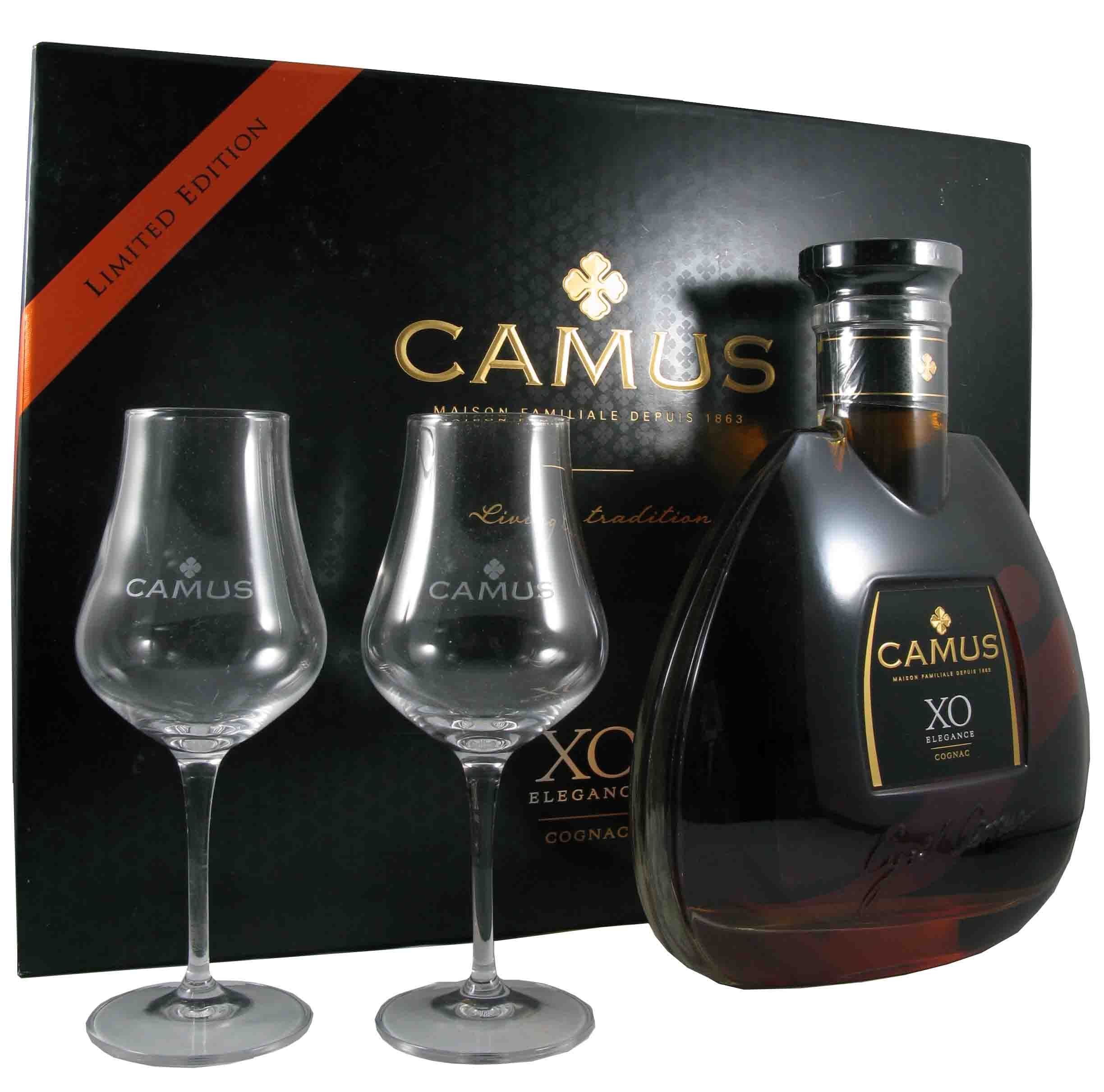 Cognac Camus XO Elegance c/Copos