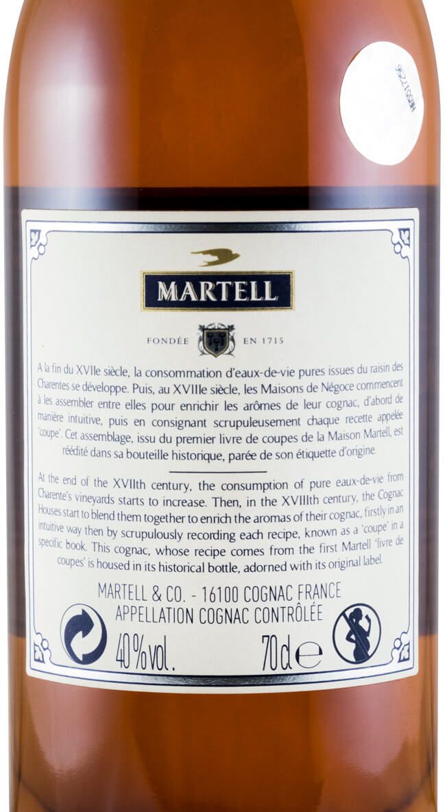 Cognac Martell First Assemblage