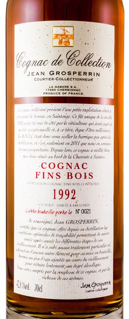 1992 Cognac Grosperrin Fins Bois