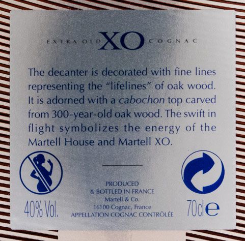 Cognac Martell XO Tricentenaire Edition