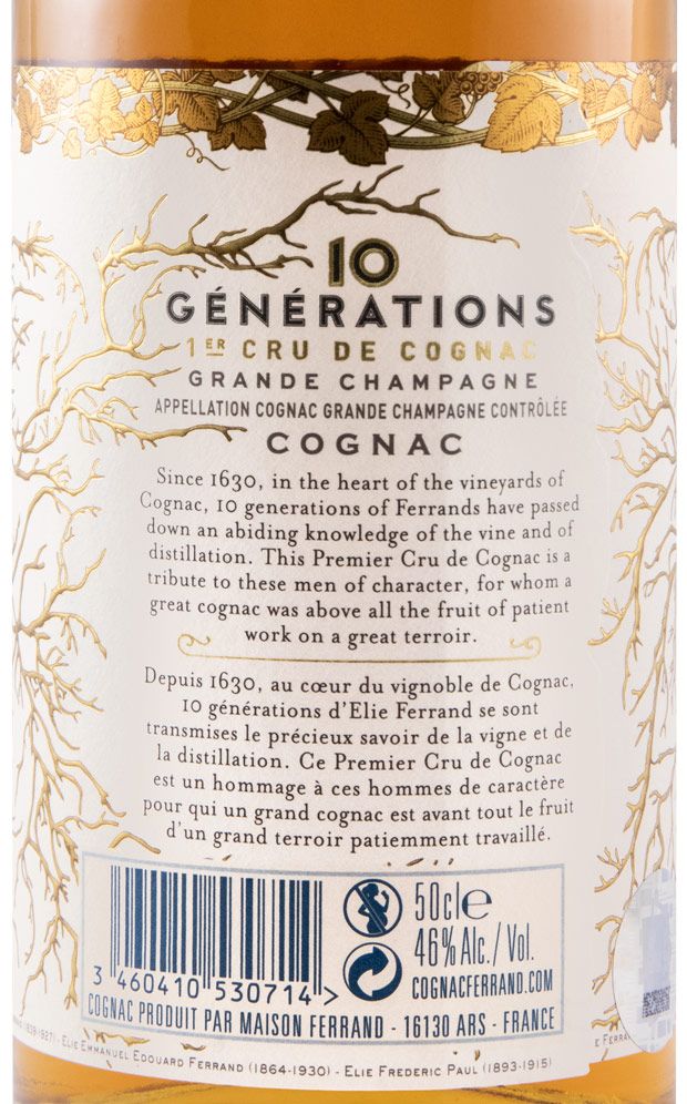 Cognac Pierre Ferrand 10 Generations 50cl