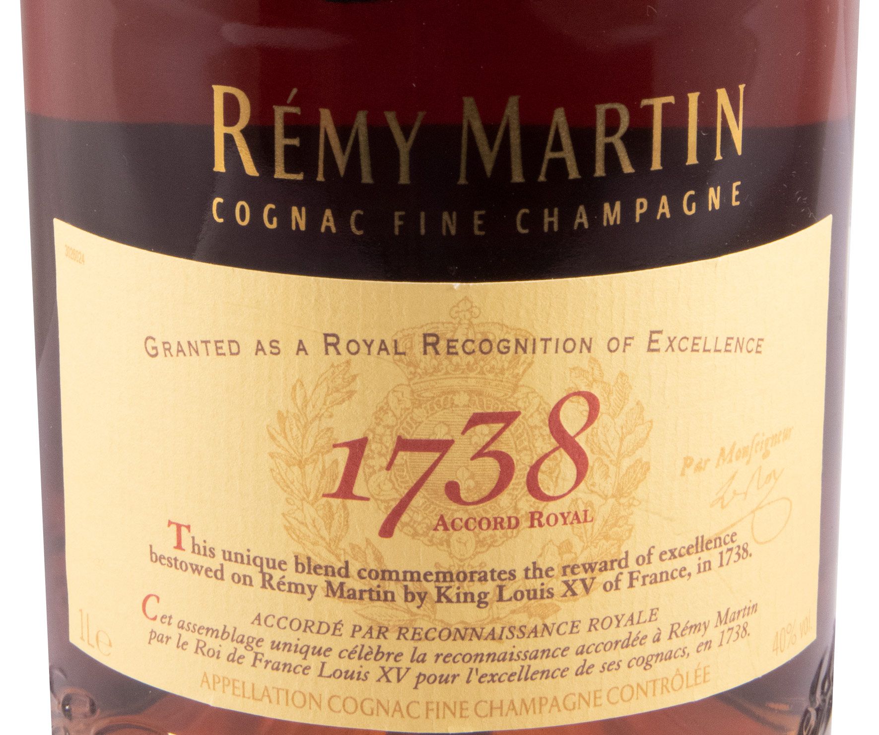 Cognac Rémy Martin 1738 Accord Royal 1L