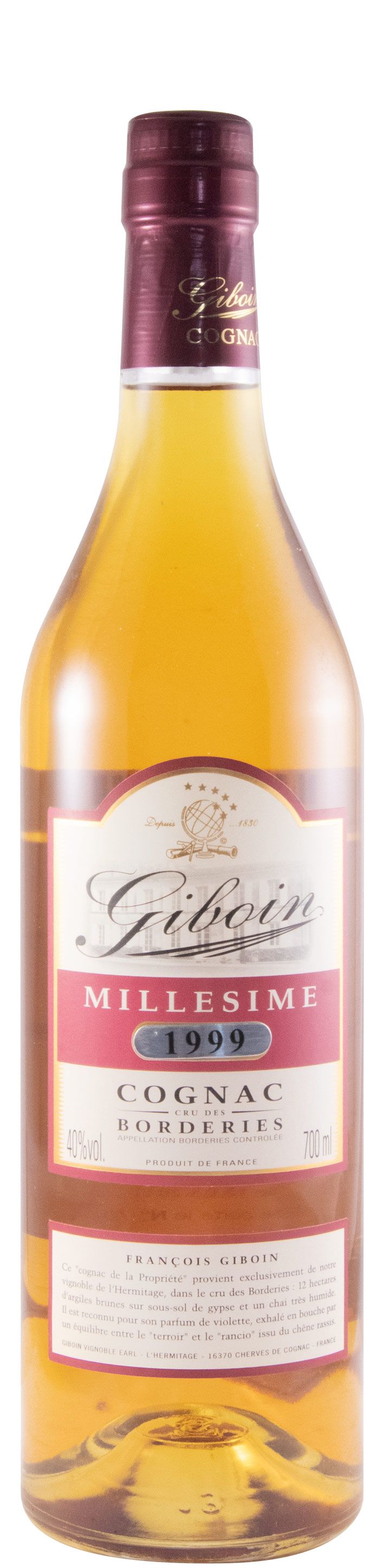 1999 Cognac Giboin Millésime Cru des Borderies