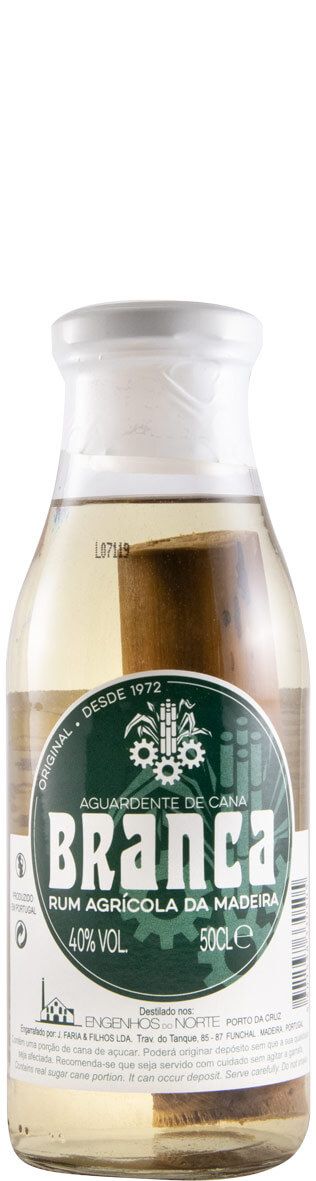 Aguardente de Cana da Madeira Branca 50cl