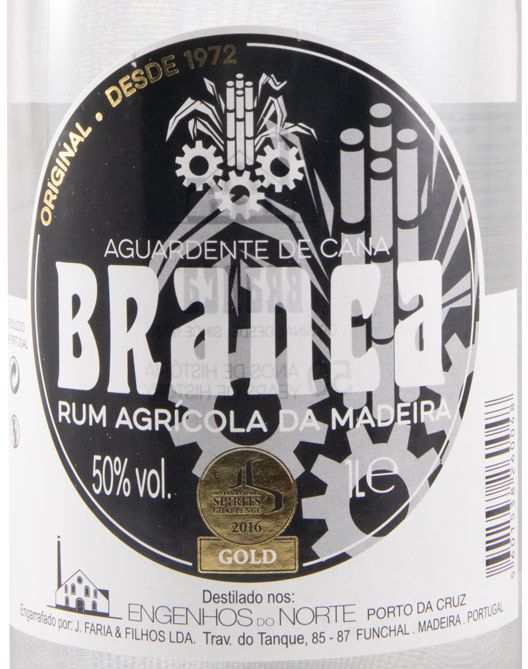Aguardente de Cana Branca 1L