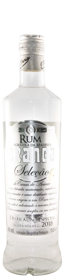 Rum Agrícola da Madeira Branca Seleção Destilação Especial