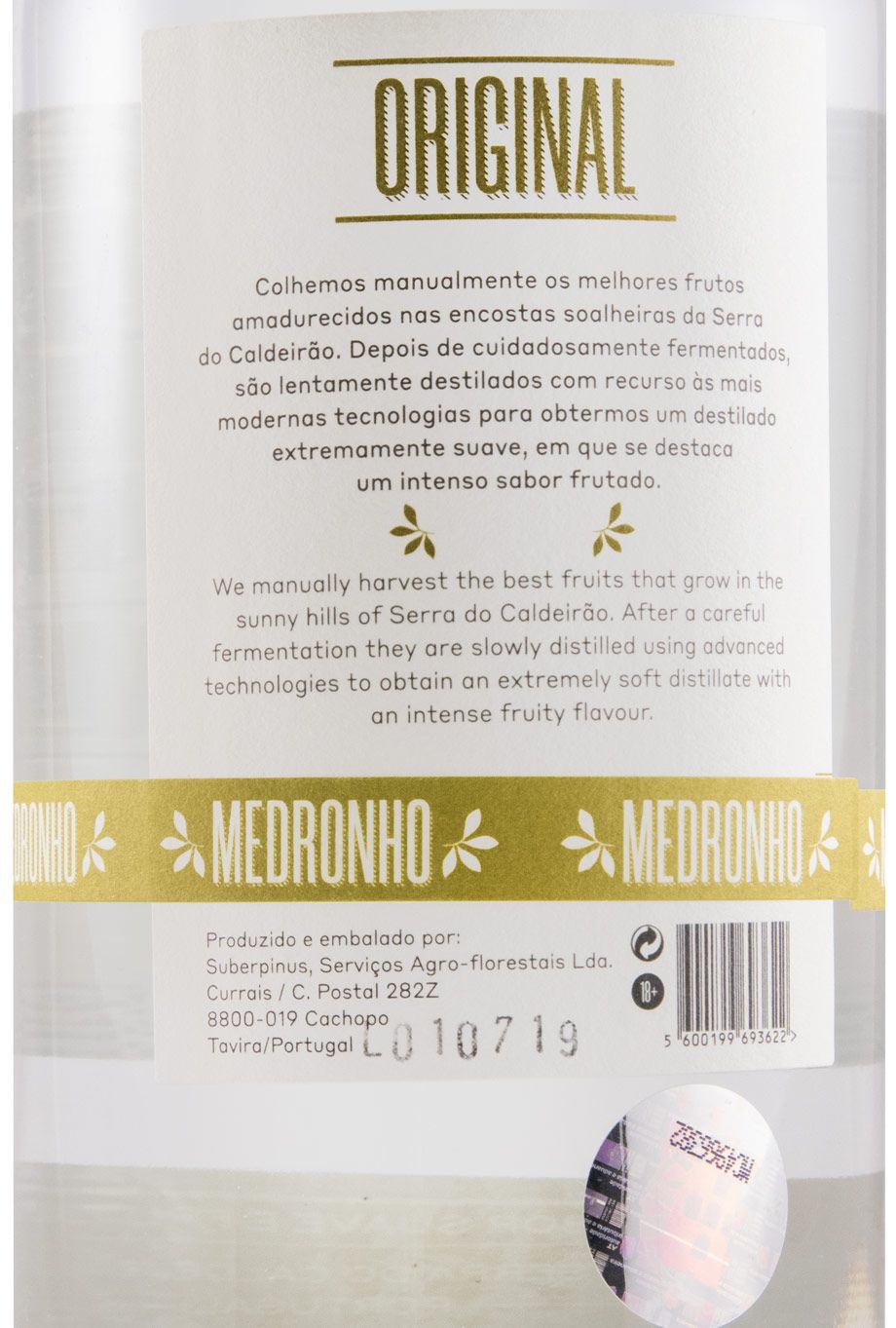 Aguardente de Medronho Arbun Original 50cl