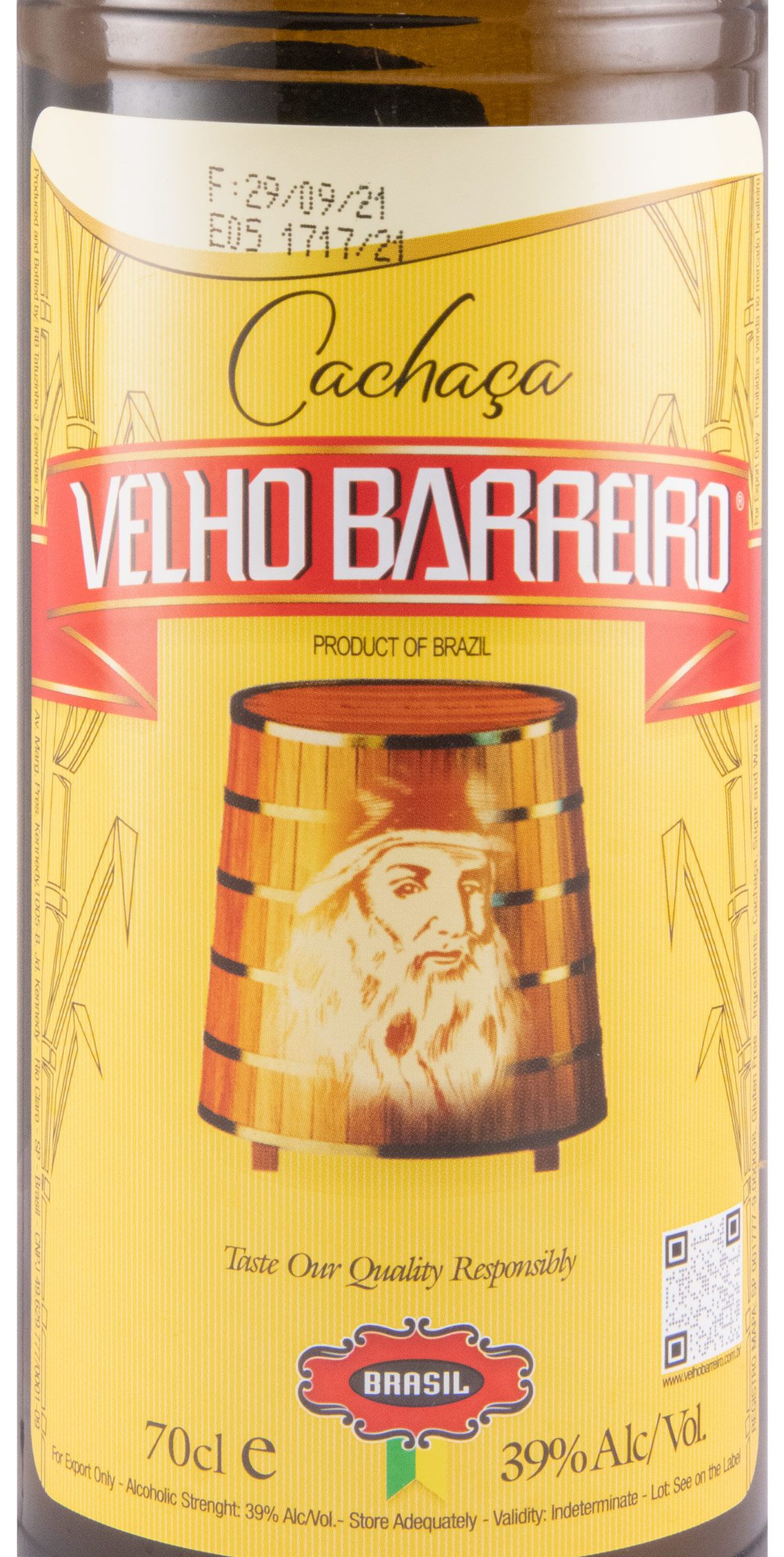 Cachaça Velho Barreiro