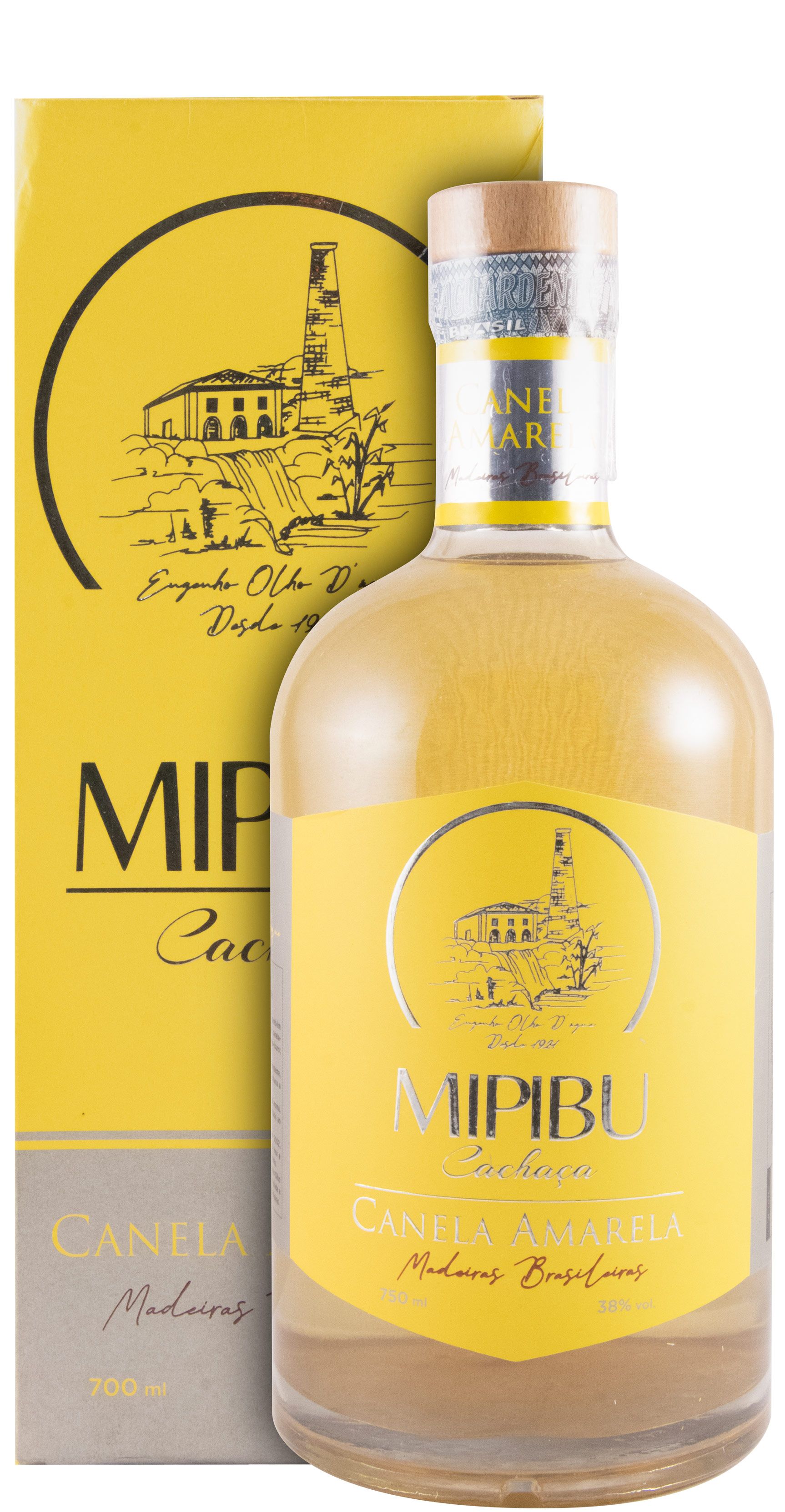 Cachaça Mipibu Canela Amarela