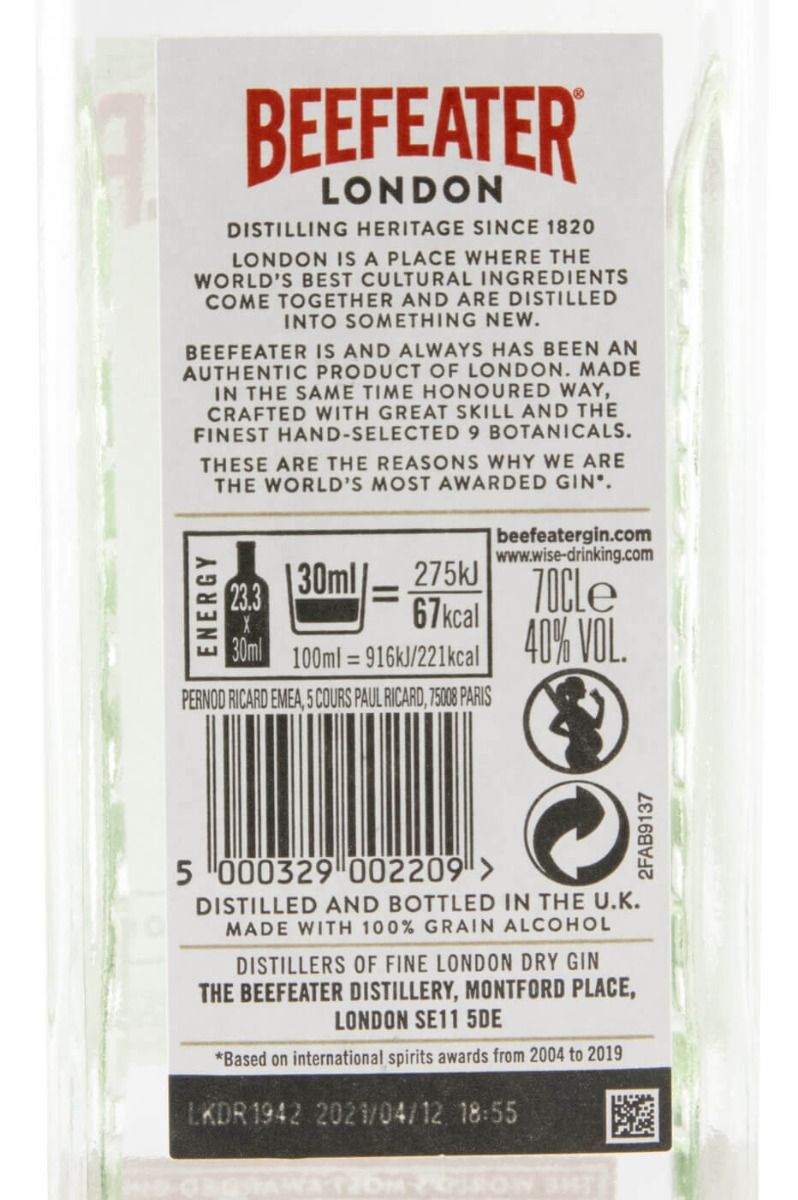 Gin Beefeater