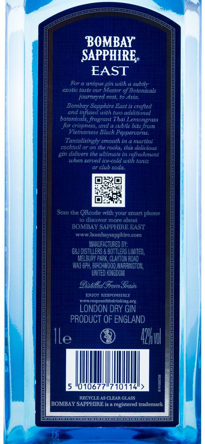 Gin Bombay Sapphire East 1L
