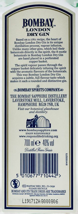 Gin Bombay Original