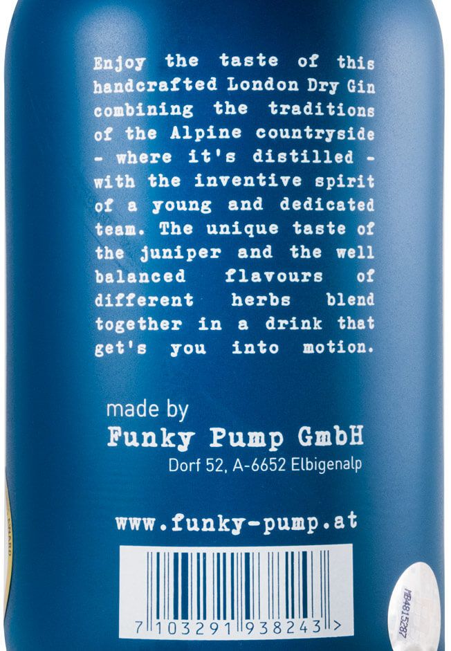 Gin Funky Pump London Dry 50cl