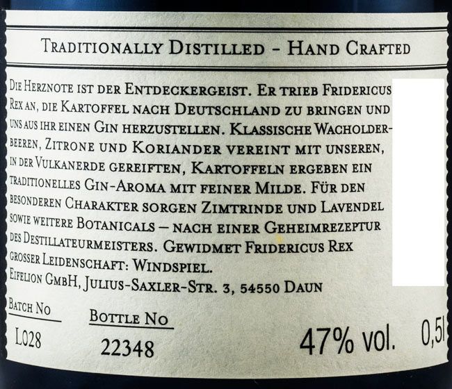 Gin Windspiel Premium 50cl
