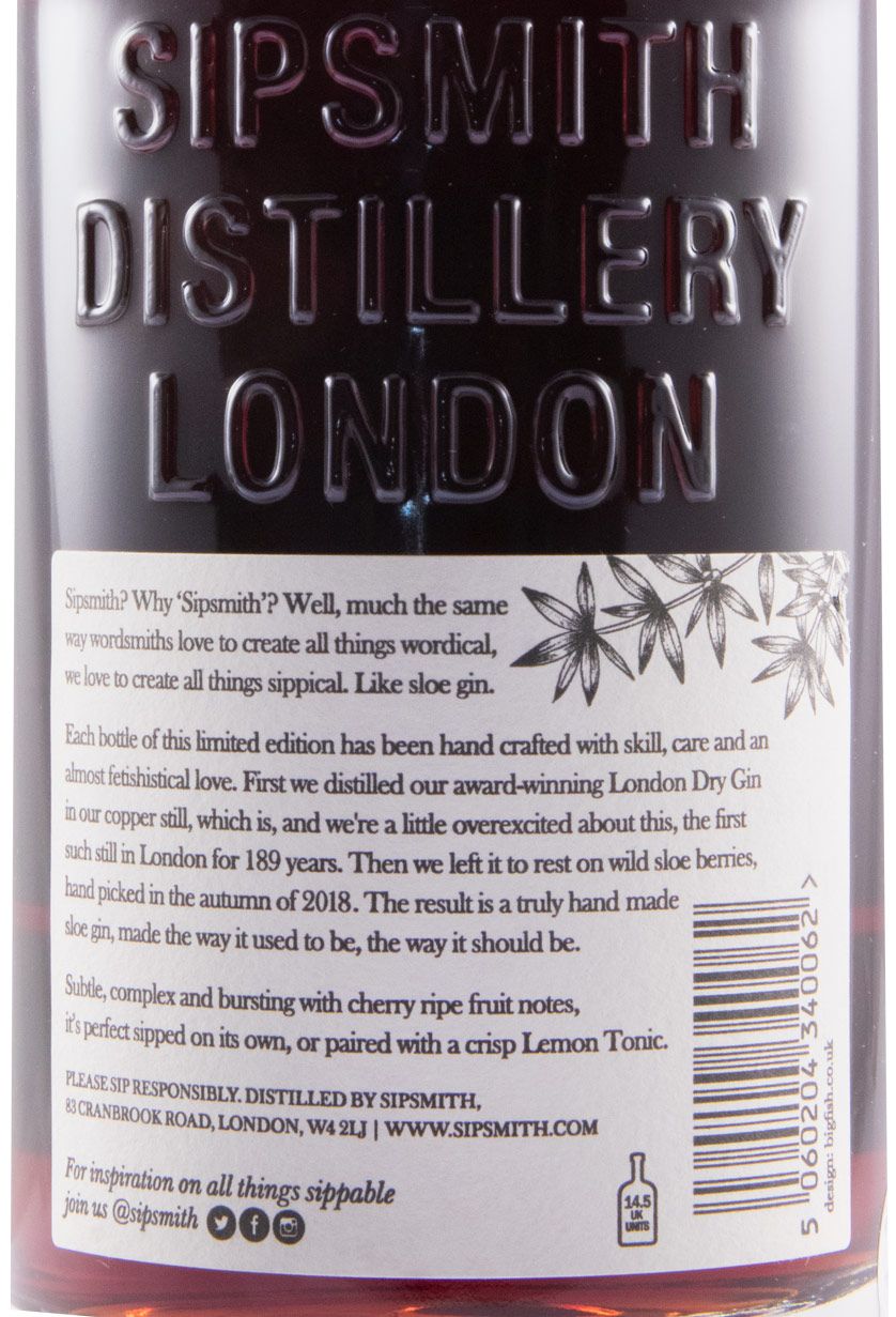 Gin Sipsmith Sloe 50cl