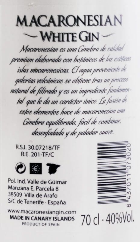 Gin Macaronesian White