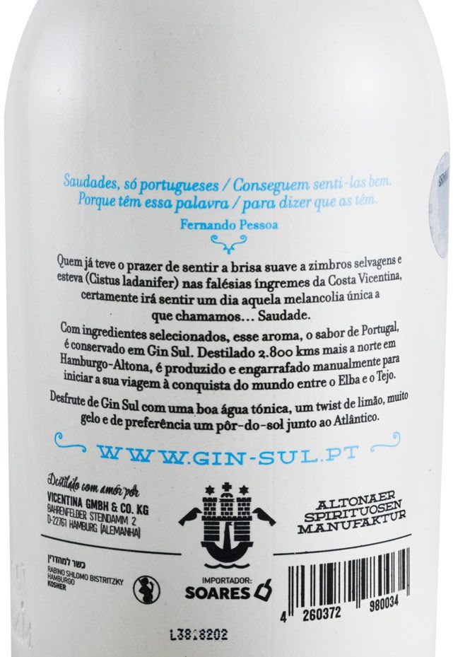 Gin Sul 50cl