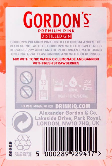 Gin Gordon's Pink