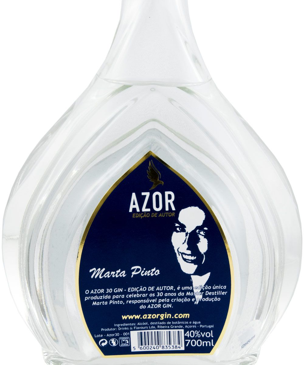 Gin Azor 30 Edição de Autor