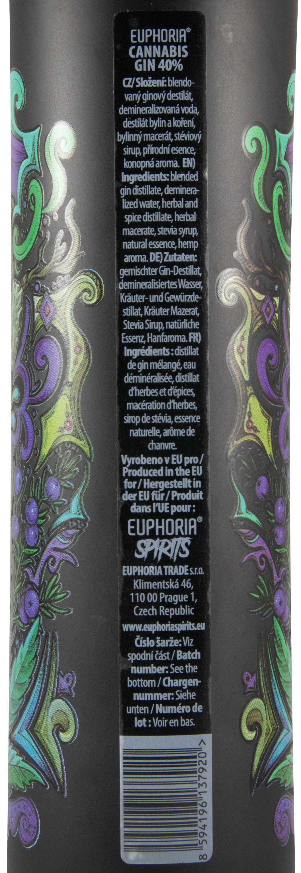 Gin Euphoria Cannabis 50cl