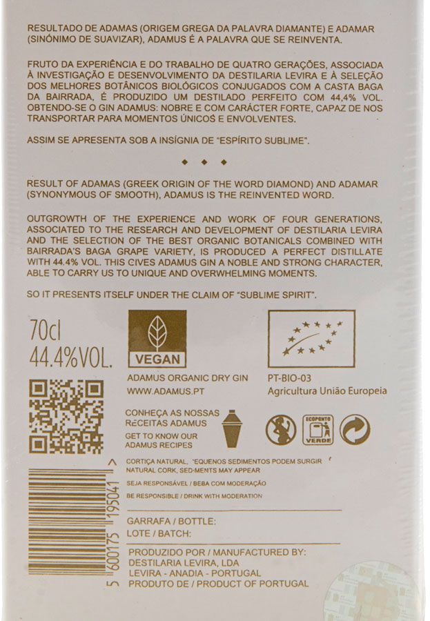 Gin Adamus organic