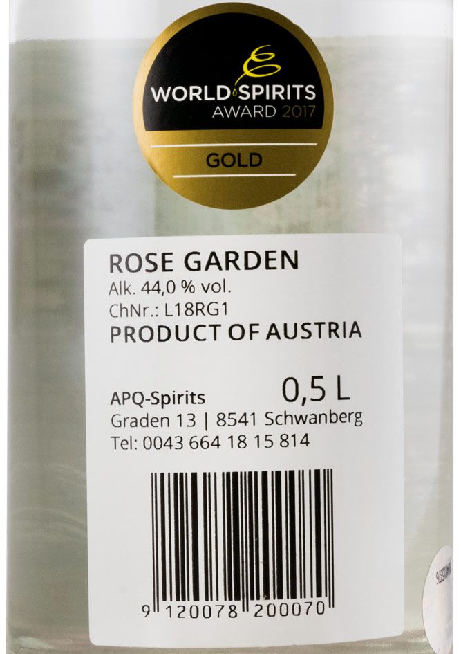 Gin Rose Garden Dry 50cl