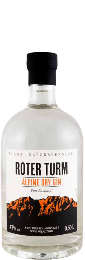 Gin Roter Turm Alpine Dry 50cl
