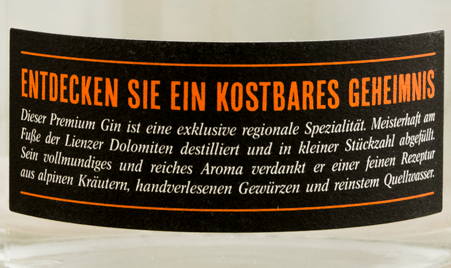 Gin Roter Turm Alpine Dry 50cl