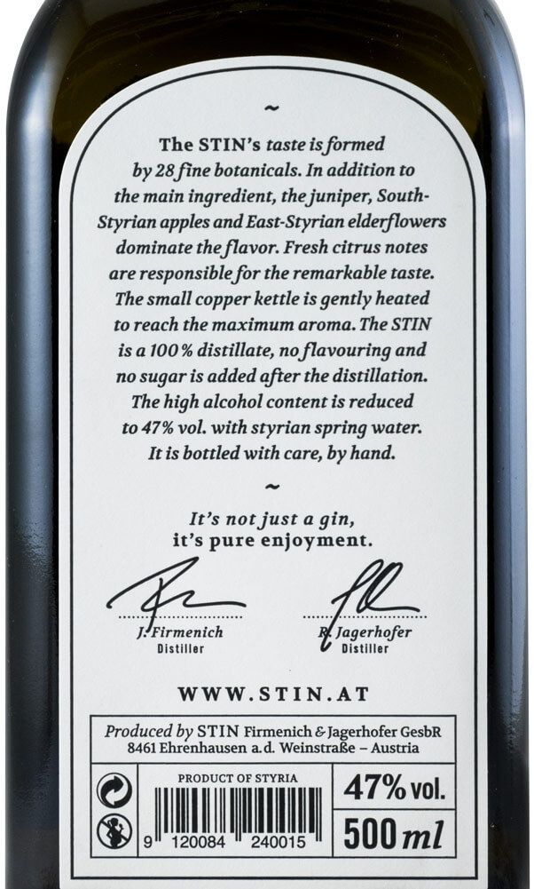 Gin The Stin Styrian