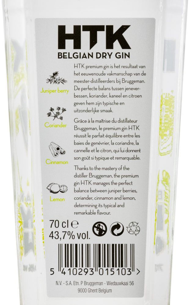 Gin HTK Belgian Dry