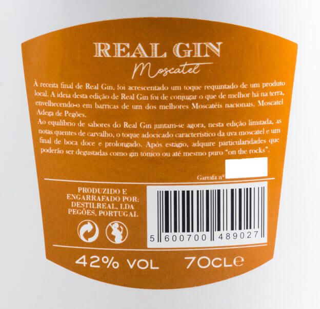 Gin Real Gin Moscatel