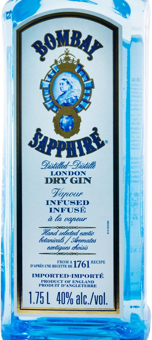 Gin Bombay Sapphire c/Luz 1,75L
