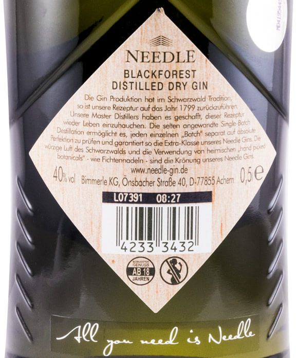Gin Needle Blackforest 50cl