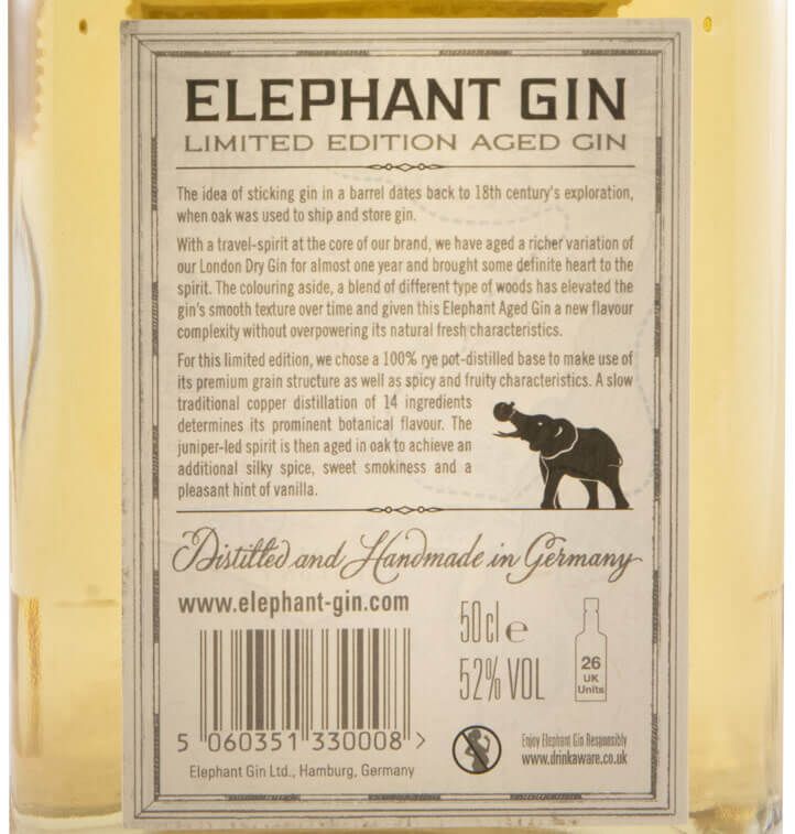 Gin Elephant Aged 50cl