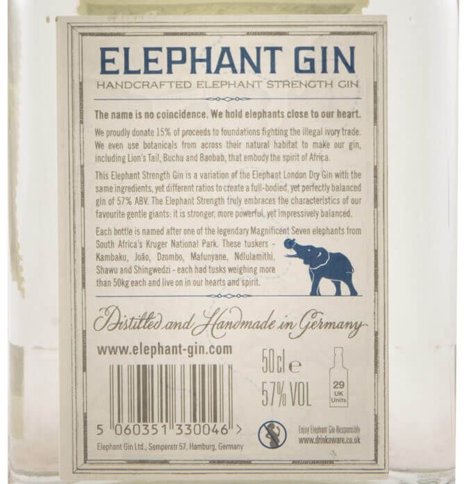 Gin Elephant Strength 50cl