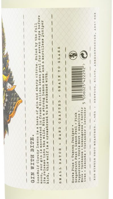 Gin Brewdog Lonewolf Cloudy Lemon