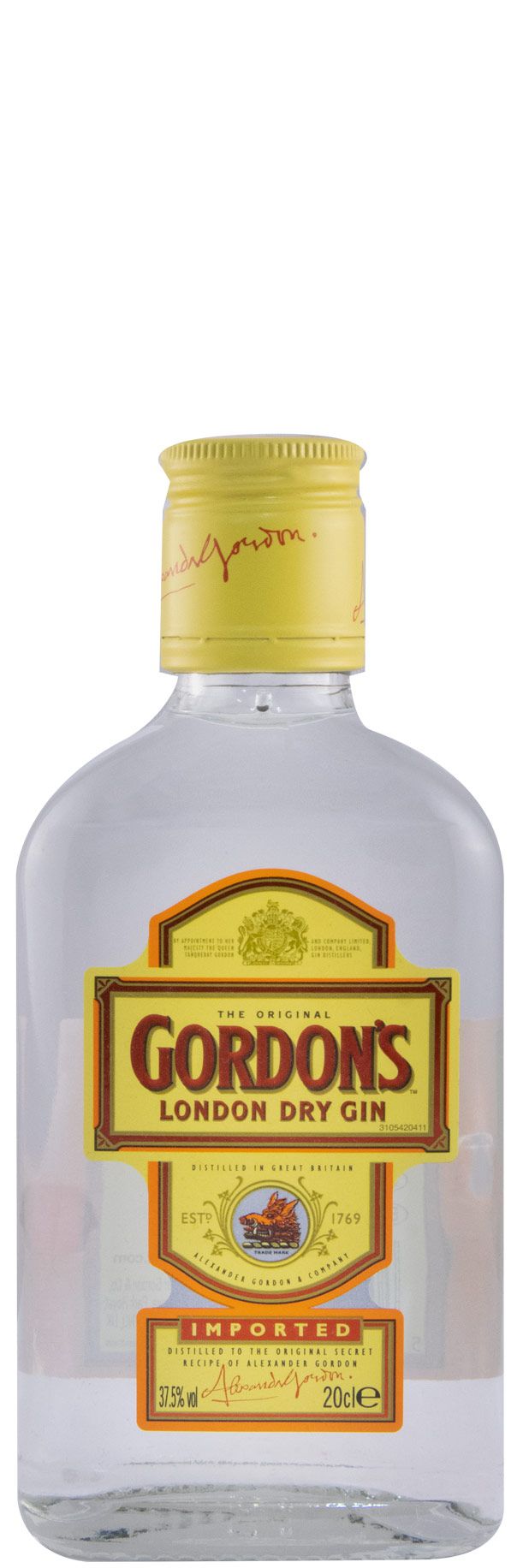 Flask Gin Gordon's 20cl