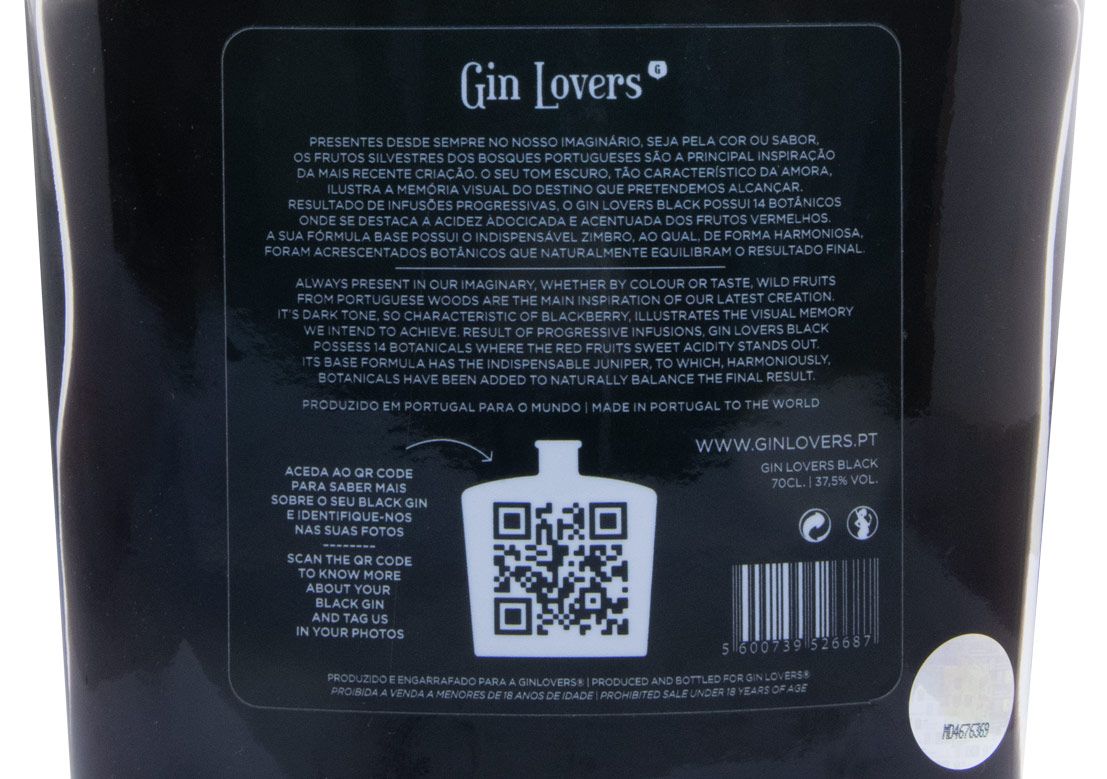 Gin Lovers Black