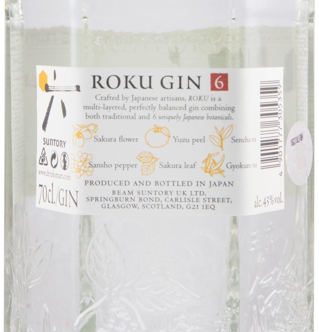 Gin Roku c/2 Copos