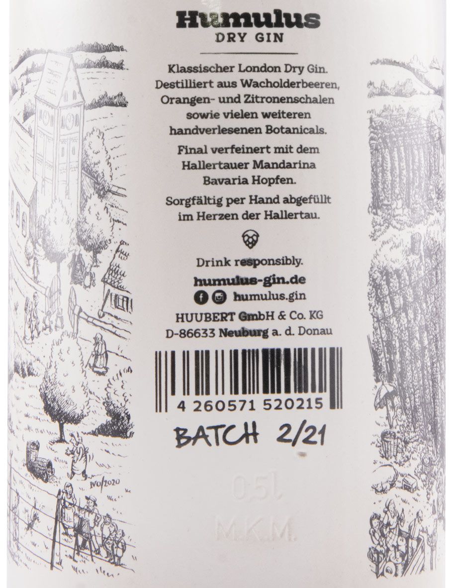 Gin Humulus 50cl
