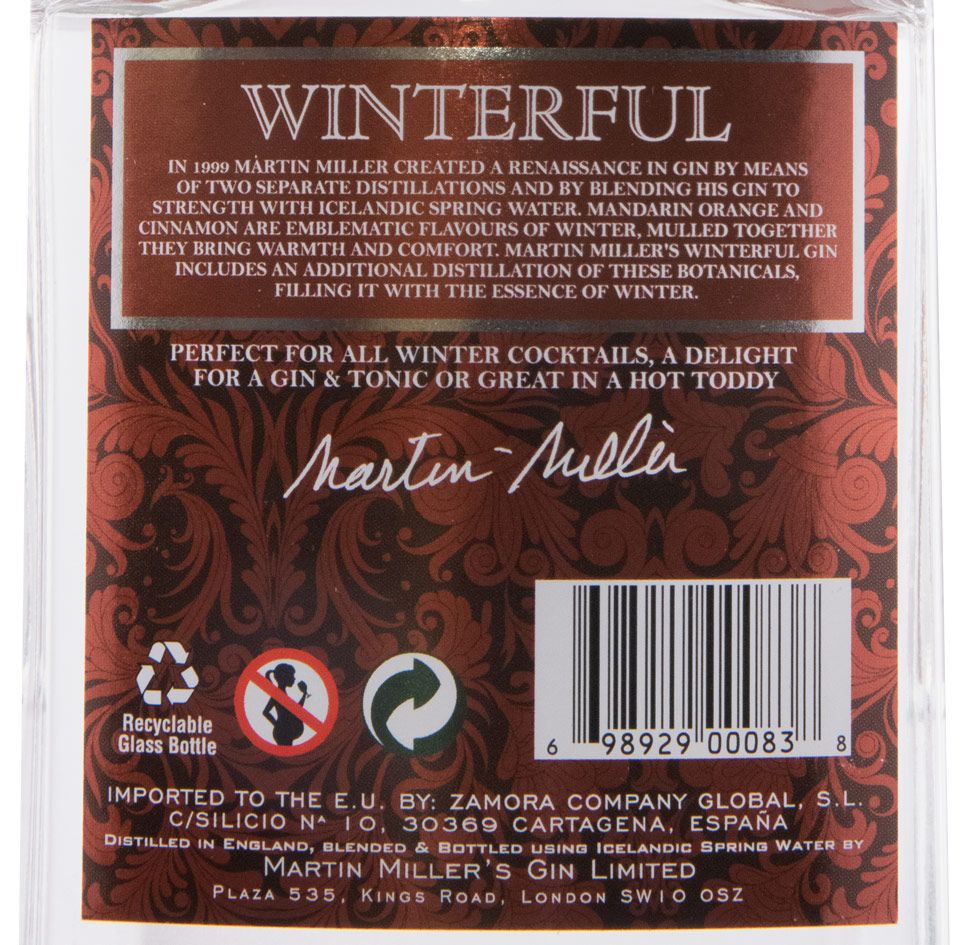 Gin Martin Miller's Winterful