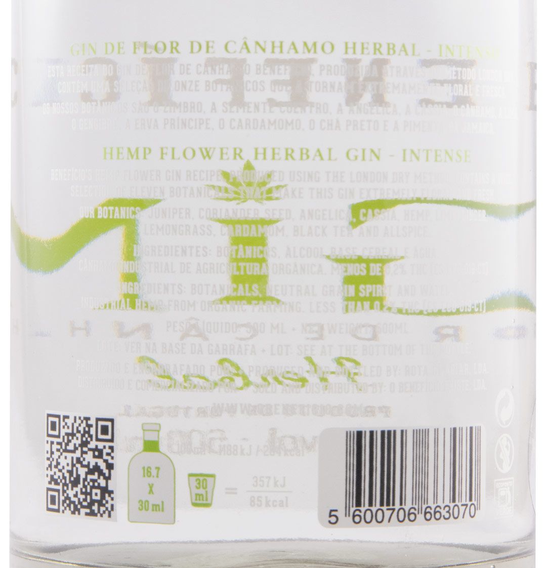 Gin Benefício Herbal 50cl