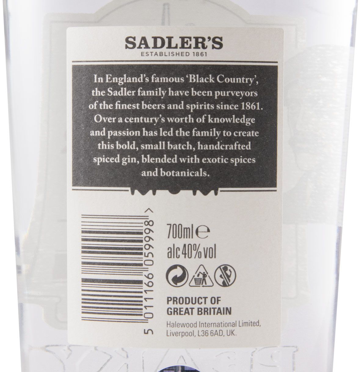 Gin Peaky Blinder Spiced Dry