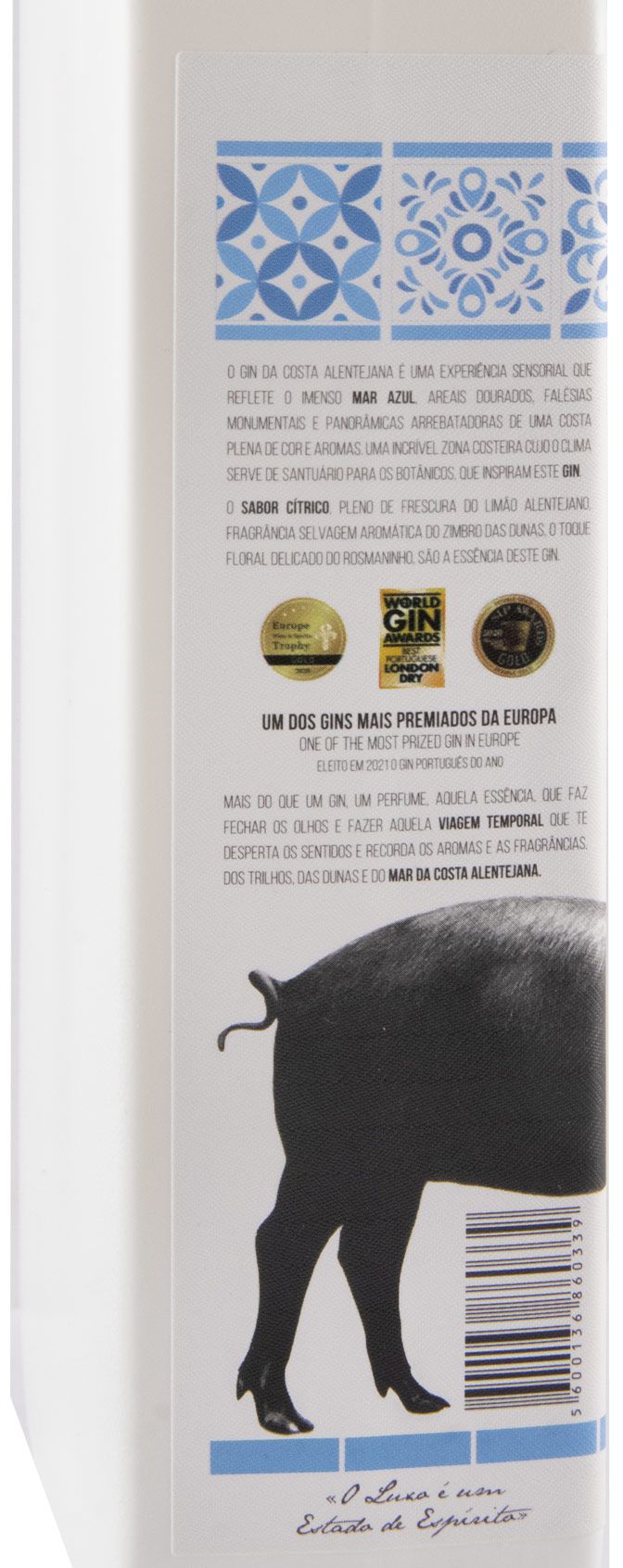 Gin Black Pig Costa Alentejana 50cl