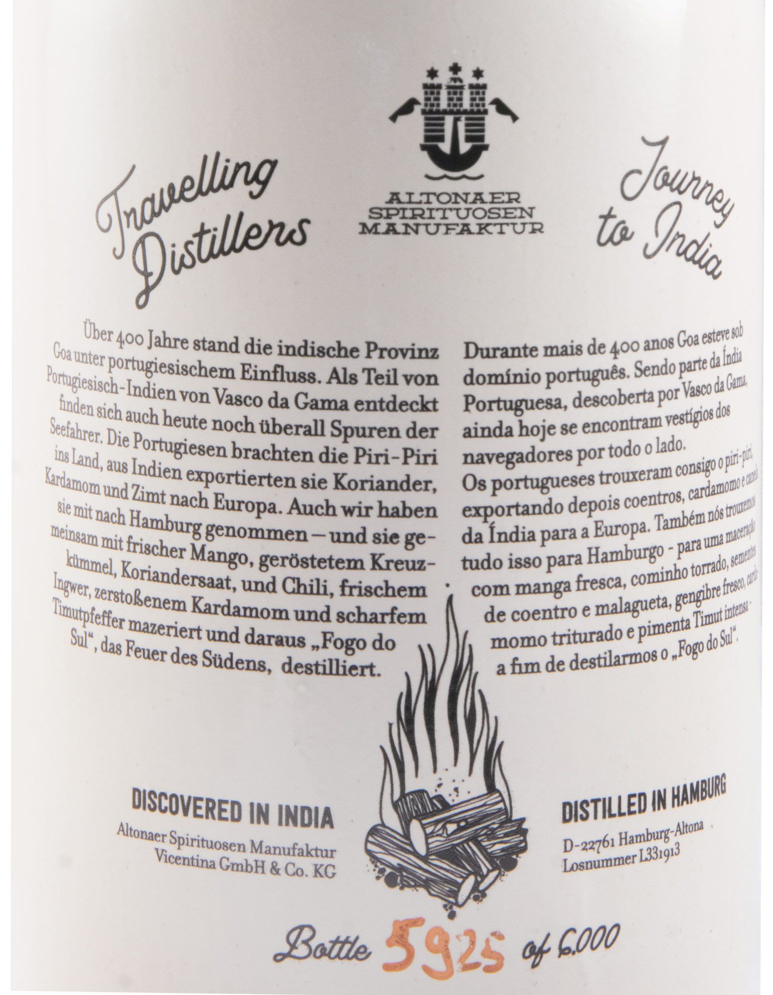 Gin Sul Fogo do Sul 50cl
