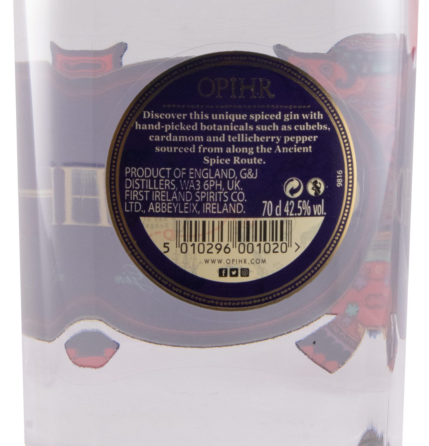 Gin Opihr Oriental Spiced c/Caneca para viagem
