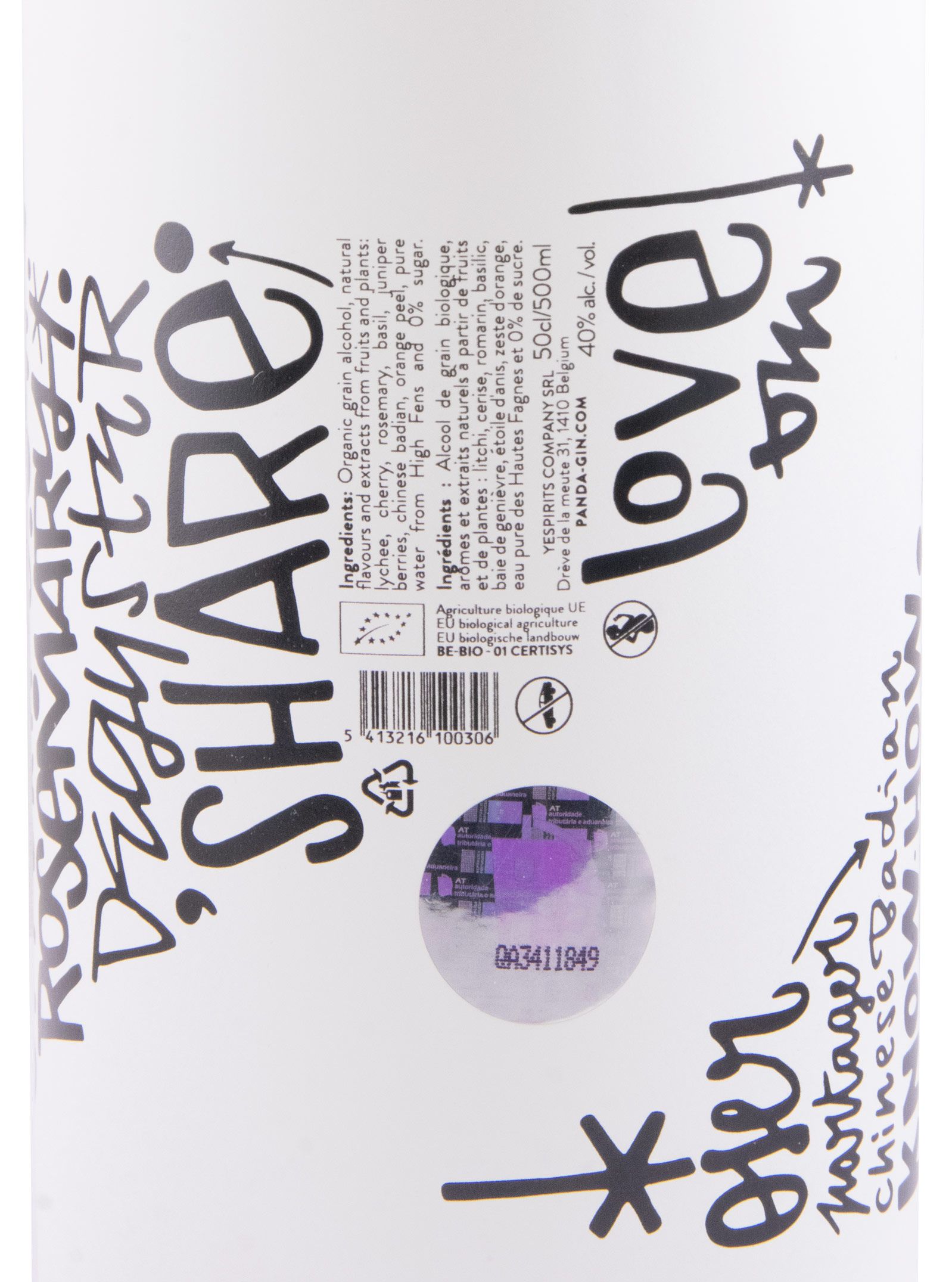 Gin Panda Denis Meyers Edição Limitada biológico 50cl